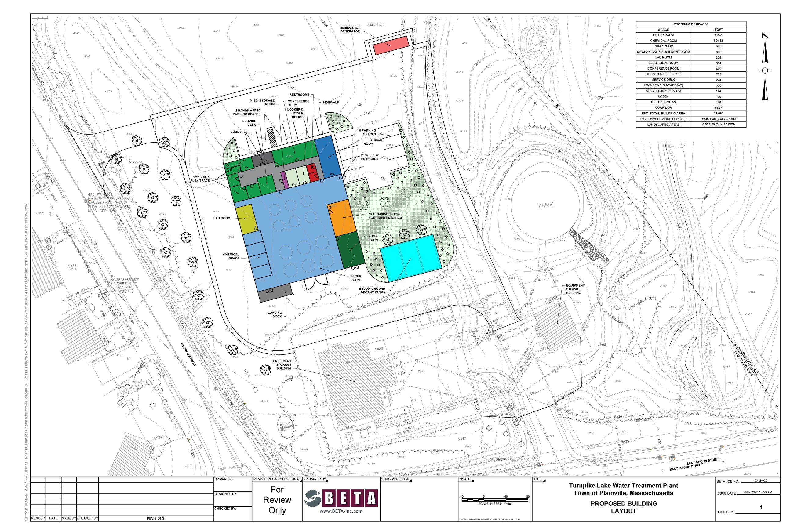 Image of the Proposed Building Layout